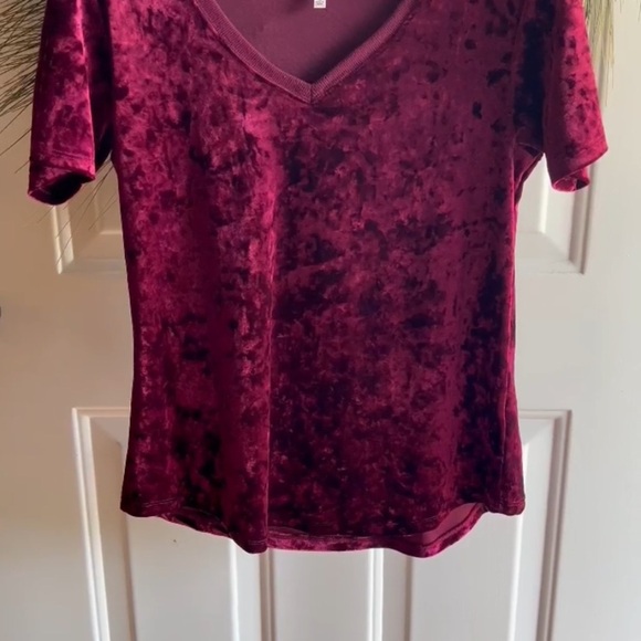 Womens Burgundy/Maroon/Deep Red Top by Z Supply Size Medium - Picture 3 of 10